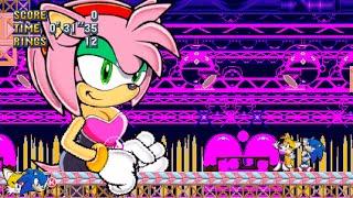 Amy Rouge Boss Fight Mania Plus Mod + Female Tails (Mixed Up) Mania Plus (Special) Mod