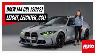 BMW M4 CSL (2022): Leicht, leichter, M4 CSL! | AUTO ZEITUNG