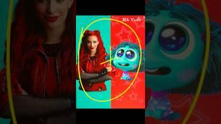 Red Descendants + Envy Inside Out 2 #disney #descendants #mixingcharacters #ai