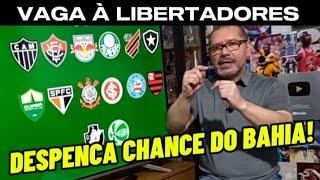 DERROTA PARA O FLAMENGO REDUZ CHANCES DO BAHIA IR A LIBERTADORES: OLHA O QUE PAULO PIRES FALOU