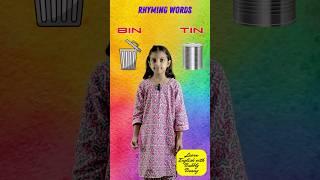 Rhyming Words - BIN & TIN