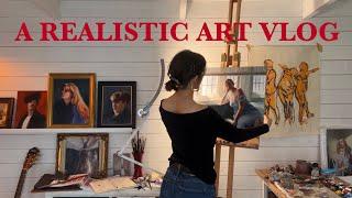 Life as an artist- Oil painting, life drawing, exhibiting 