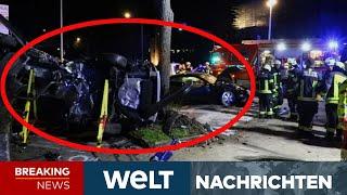 LUDWIGSBURG: Horror-Crash! Autorennen! Zwei unbeteiligte Frauen sterben! Ein Raser flüchtig! | LIVE