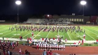 H-F Marching Band 2014-15 play "Light'em Up" 9.19.14