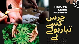 Original chars in Pakistan tirah maidan || Pure chars in the world || How to make hashish chars ||