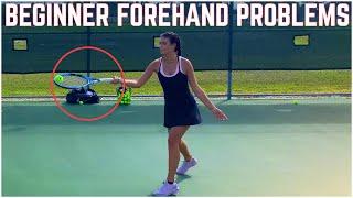 Beginner Forehand Problems | Tennis Lesson