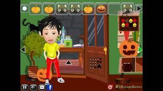 Boy Escape From Halloween Room Walkthrough (BigEscapeGames)