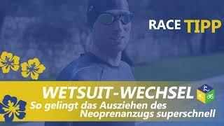 Race-Tipp: Den Triathlon-Wetsuit blitzschnell ausziehen