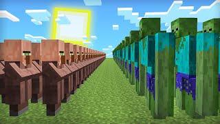 ЗОМБИ ГОЛЕМЫ НАПАЛИ НА НАШУ ДЕРЕВНЮ ЖИТЕЛЕЙ В МАЙНКРАФТ | Компот Minecraft