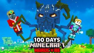 I Survived 100 Days in the DEADLIEST MODPACK in Minecraft Hardcore!