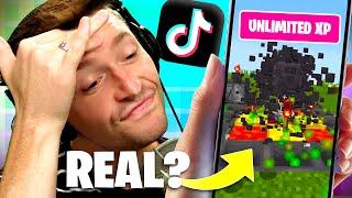 5 Minecraft TikToks Tested!!! Real or Fake?