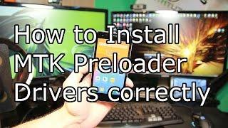How to Install MTK Preloader 65xx Driver Correctly - Windows 8.1 64bit approved ! [HD]