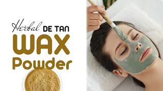 tavcha Herbal DE TAN Wax Powder | Facial Hair Removal | Painless Waxing