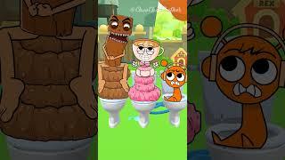 POV Funny Toilet War – Amazing Skills Helped Oren Win | Incredibox Sprunki #incredibox