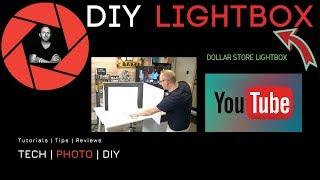 How to Make a Portable Light Box from the Dollar Store