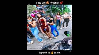 Girl  Dar Gayi  Super Bike | Ninja Z900 | Girl Reaction #shorts