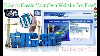 How to Create Your Own Website For Free?