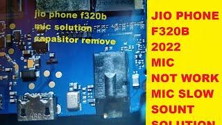 Jio phone f320b mic solution / mic slow sound problem 100% done !!