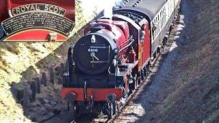 LMS Royal Scot 6100 at the West Somerset Spring Gala in March 2009