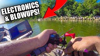 DIY Installing Electronics on My Jon Boat & Topwater Catches!