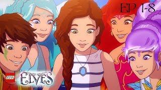 LEGO Elves Full Episodes Compilation 1-8 | Cartoon Animation for Kids (English 30 minutes)