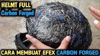 JANGAN BUANG DULU !  MENEMPA SAMPAH , Cara membuat Carbon forged dari bekas potongan carbon fiber