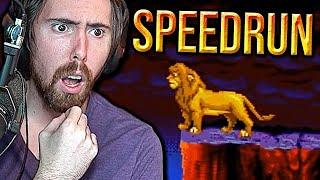 Asmongold MIND BLOWN By SPEEDRUN of The Lion King (SNES) - A Game Harder Than Dark Souls