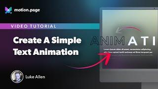 Create Simple but Effective Text Animations - GSAP/Motion.page - ScrollTrigger