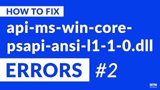 api-ms-win-core-psapi-ansi-l1-1-0.dll Missing Error on Windows | 2020 | Fix #2