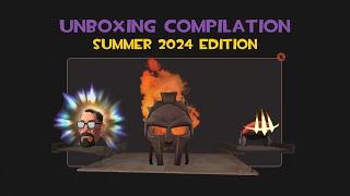 TF2: Unusual unboxing Compilation: Summer 2024 Case Edition