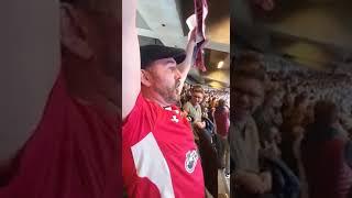 Lone Wales fan belts out anthem at Stade de France and French fans absolutely love it