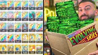 Our Last Chance | Does 3,000 Evolving Skies Packs = Complete Pokemon Cards Set? (FINAL OPENING)