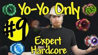 Terraria Yo-Yo Only Expert Hardcore #9 - Murder and Farms