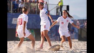 Poland vs. Portugal Women's Euro Beach Soccer League Superfinal Alghero 2024 - BEST GOALS