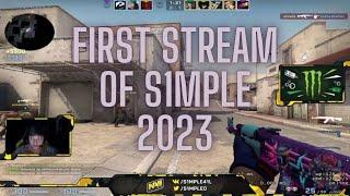 S1MPLE FACEIT 2023,FIRST GAME-CS GO HIGHLIGHTS,BEST MOMENTS