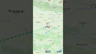 Mumbai - Maharashtra to Gangtok - Sikkim via Patna - Darjeeling| Travel map route animation