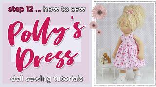 Step 12 Sewing Polly Dolly's Sleeveless Dress