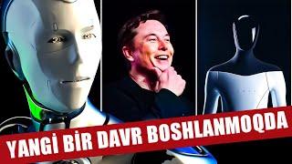 YANGİ BİR DAVR BOSHLANMOQDA. ELON MUSK TESLA BOT  BİLAN BARCHANİ  XAYRATDA QOLDİRDİ...