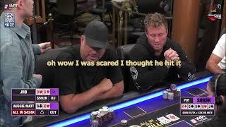 $893,000 POT!! JRB vs AUSSIE MATT . ALL in POT!. Day 2 of the Million Dollar Game.