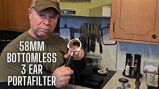 58mm Bottomless Portafilter Compatible with Calphalon Temp IQ