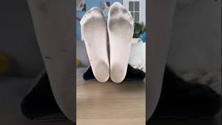 That's how you clean dirty socks  #funny #lifehacksss #craftideas #trending #comedy