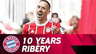 10 Jahre Franck Ribéry beim FC Bayern!