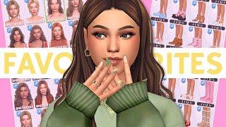 Creating sims using ONLY my FAVORITE CC! | Sims 4 CAS with links! 🩷