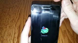 Lenovo P780 hard reset сброс настроек графический ключ пароль зависает тормозит висит на заставке