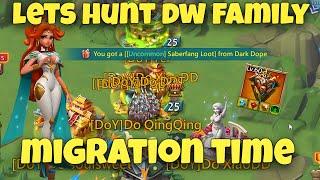 Lords Mobile - MIGRATION TIME TO K888. HUNTING DW FAMILY. NEW KINGDOM, NEW TARGETS