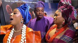 FUNNY MOMENTS OF WOLI AGBA AT LISABI MOVIE PREMIERE