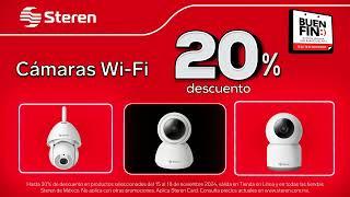 ¡Llegó El Buen Fin a Steren! - 20% de Descuento en Cámaras Wi-Fi.