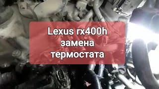 Lexus rx400h замена термостата