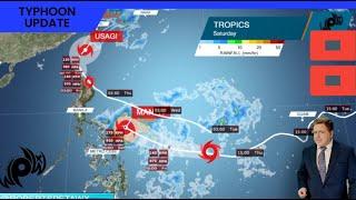 Typhoon Ofel / Usagi rolls over Luzon, Man yi / Pepito strengthens