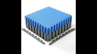 Cross Pattern Eva foam mat